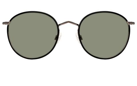 Moscot Black/gunmetal zonnebril front